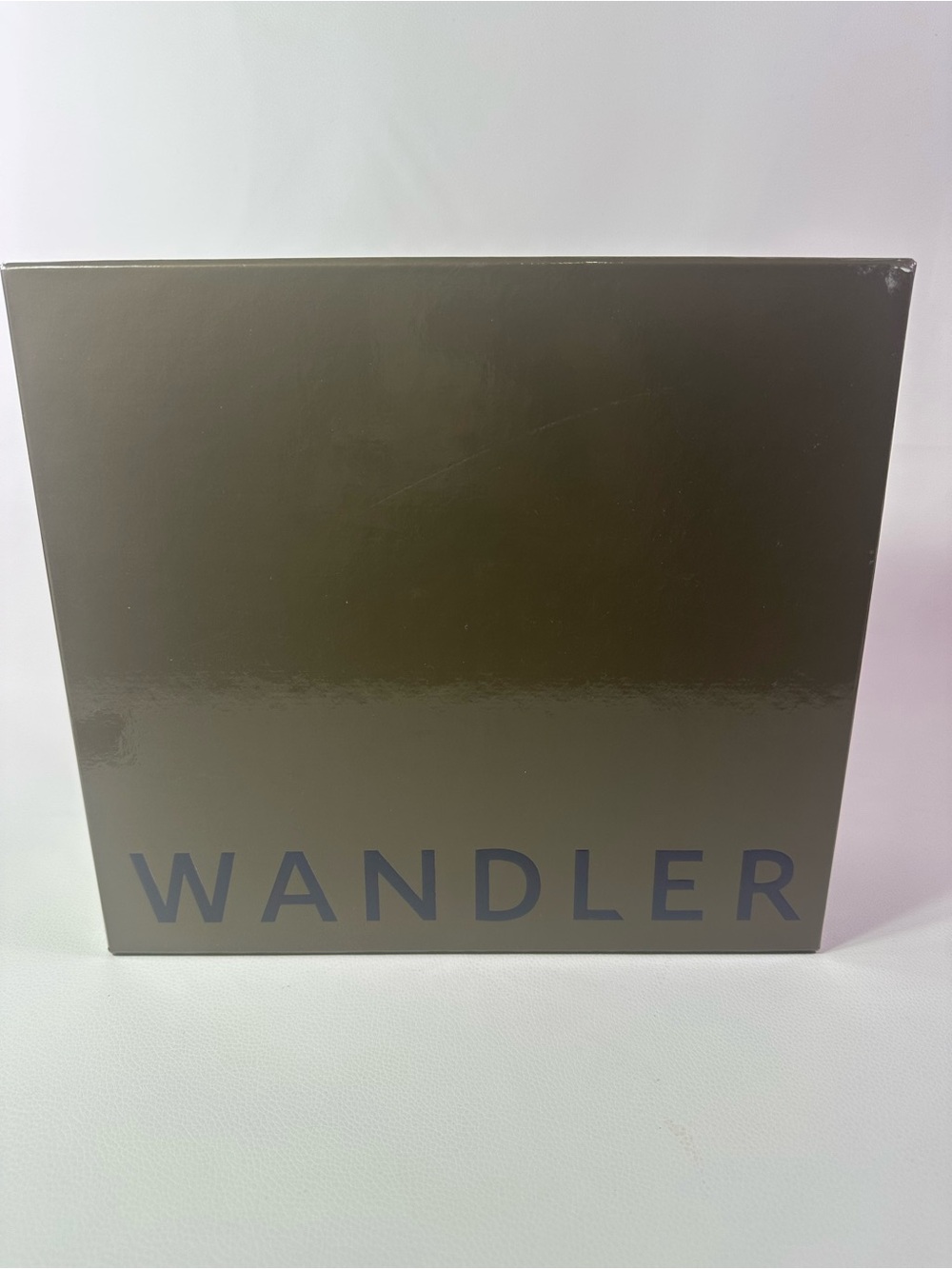 NEW WANDLER KATE SUEDE LEATHER CROSSBODY BAG OLIVE GREEN - Picture 7 of 12